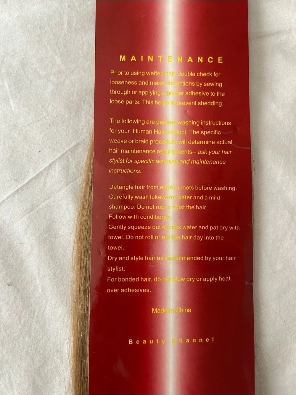 14 inch Yaki Bulk Hair 100% Human Hair Color 27 by Harmony Hair Collection